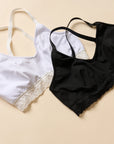 Cross-back Nursing Bra (2-pack - White & Black)