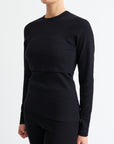 Ribbed Nursing Long Sleeve