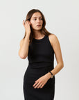 Ribbed Tank Nursing Dress