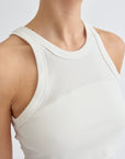 Ribbed Nursing Tanks (2-pack Grey & White)