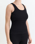 Ribbed Square Neck Nursing Tank