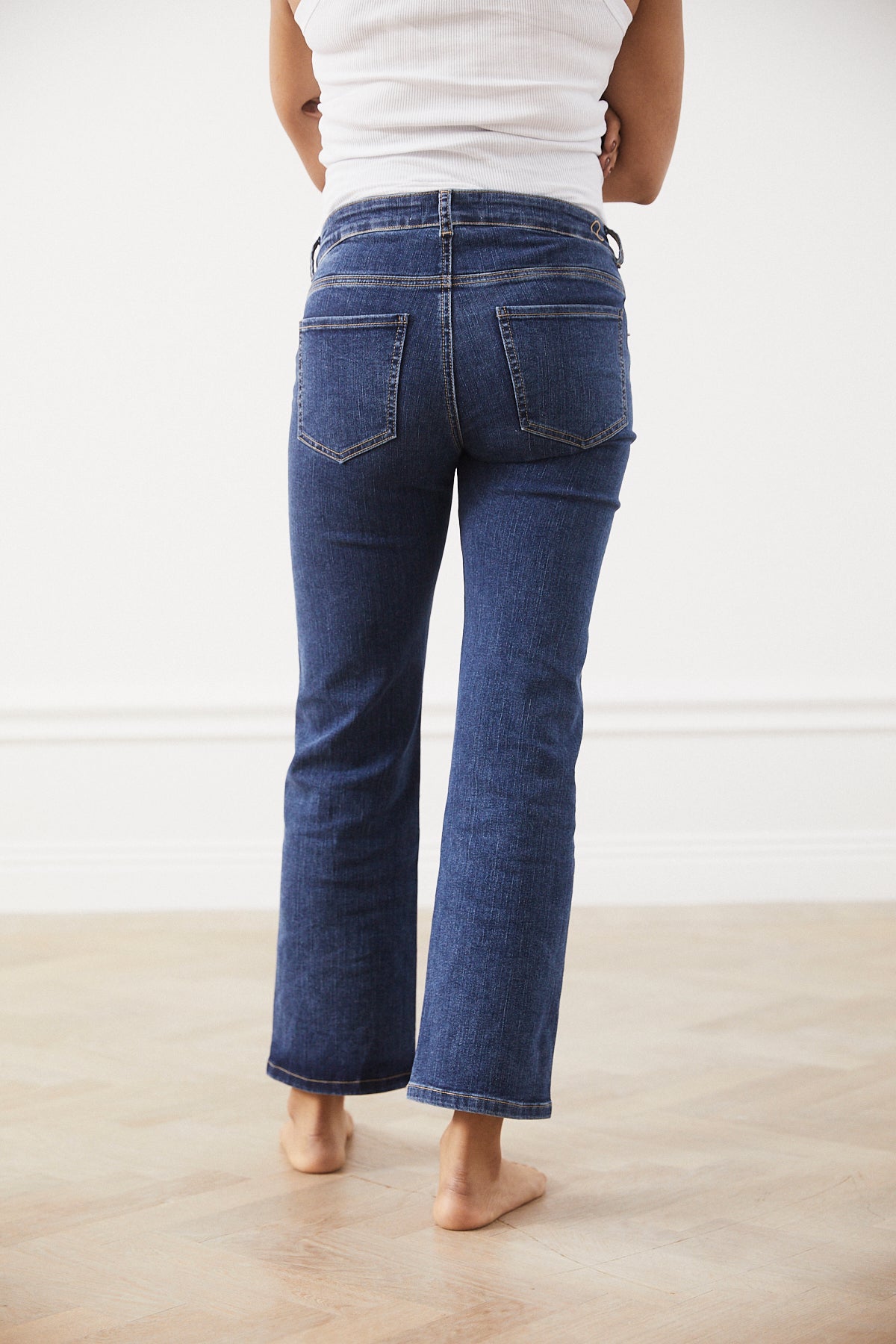 Women's Maternity Dixie Flare Leg Denim Jeans