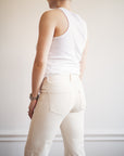 02 Flare Fit - Ecru White