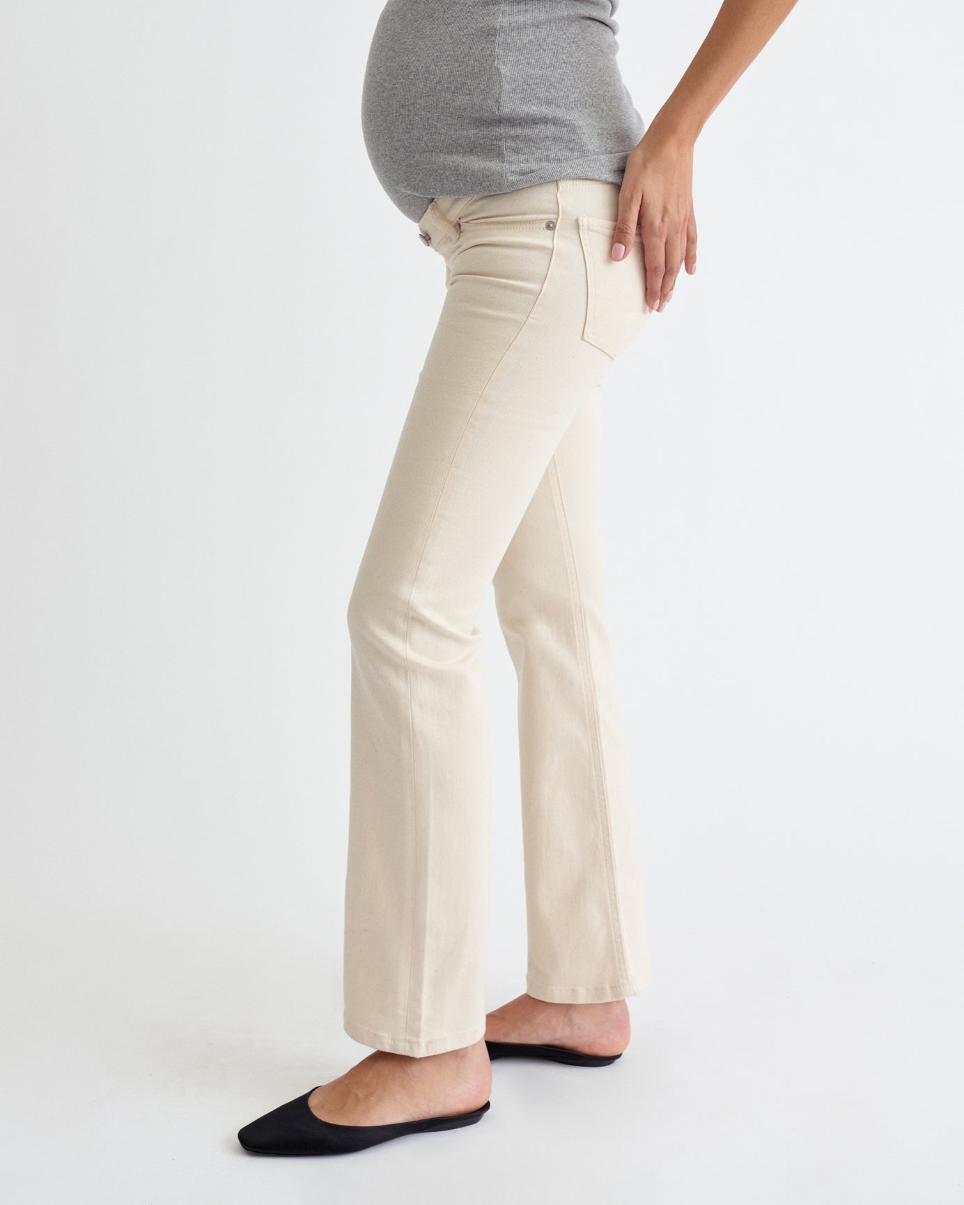 02 Flare Fit Ecru