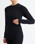 Ribbed Nursing Long Sleeve