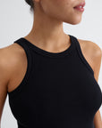 Ribbed Pregnancy Tanks (2-pack Black & White)