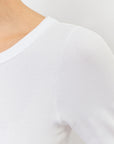 Ribbed Pregnancy Long Sleeve (Black/White)