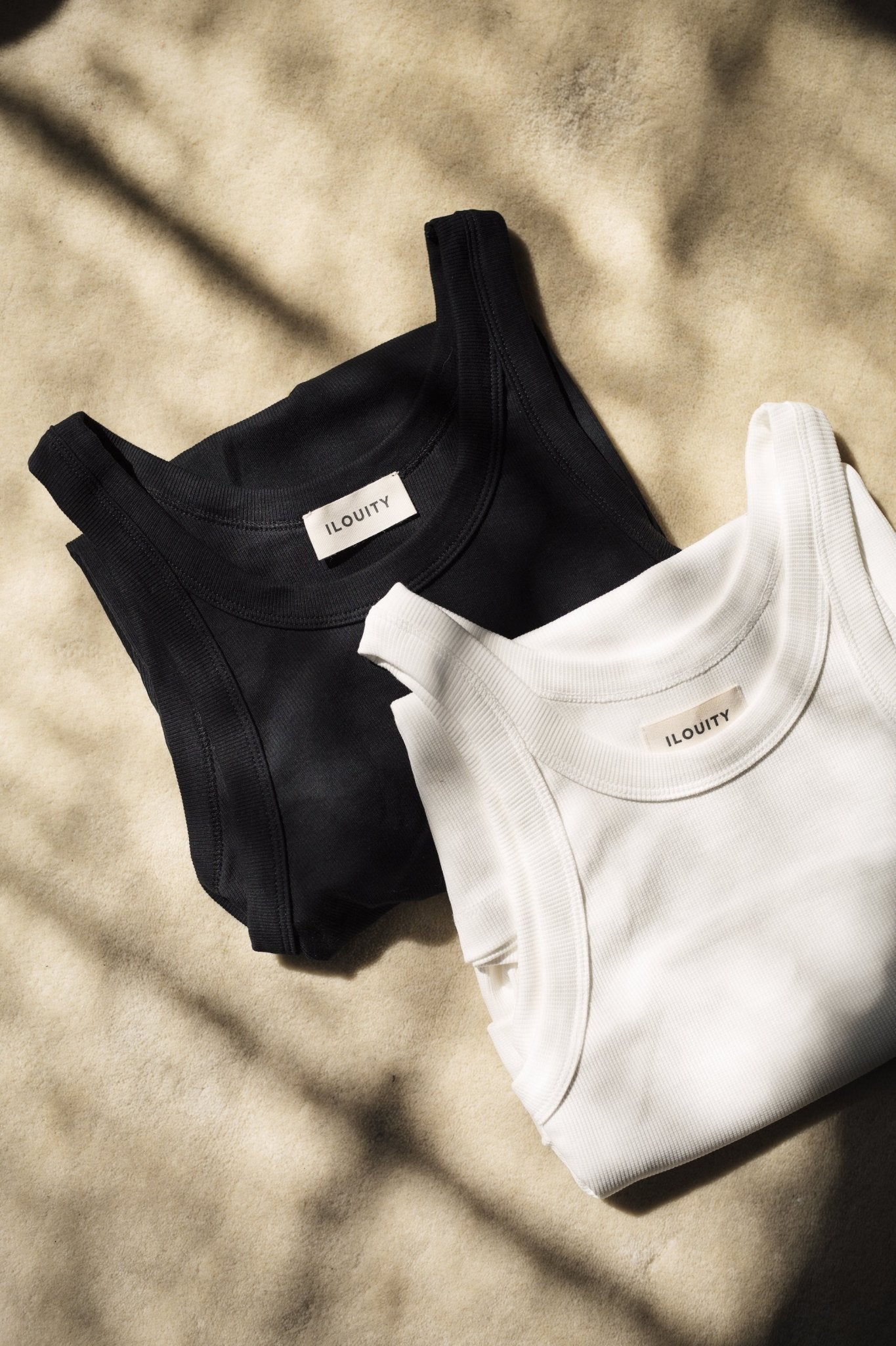 Ribbed Nursing Tanks (2 - pack Black & White) - Ilouity