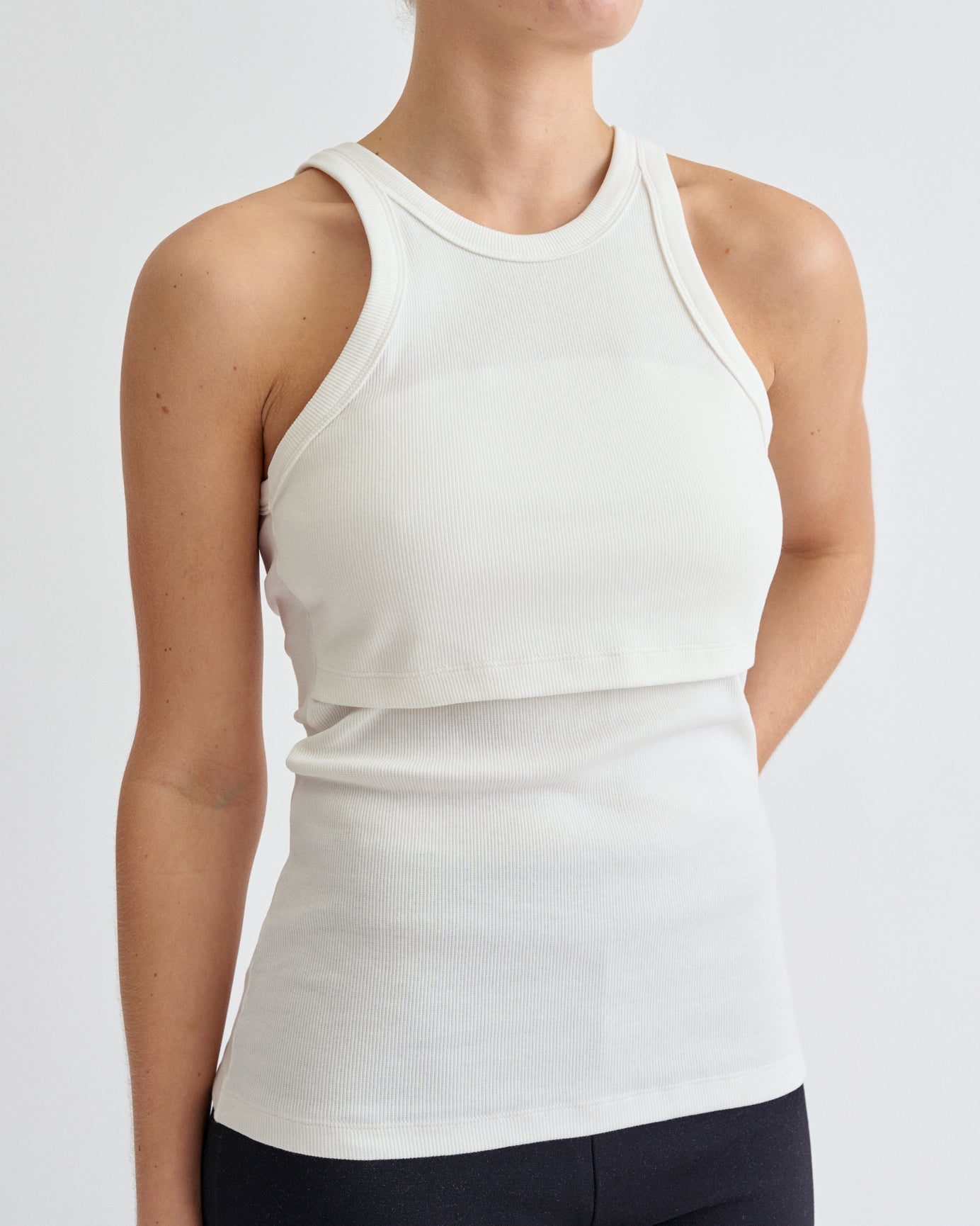 Ribbed Nursing Tanks