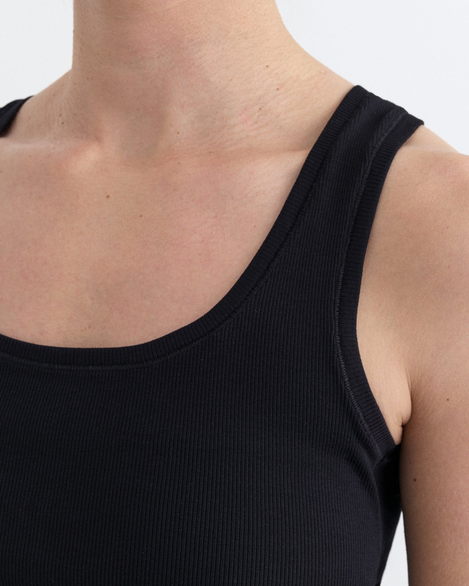 Ribbed Square Neck Nursing Tank - Ilouity