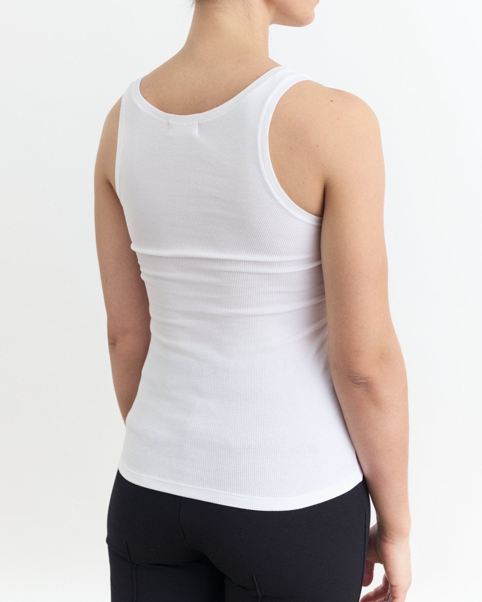 Ribbed Square Neck Nursing Tank - Ilouity