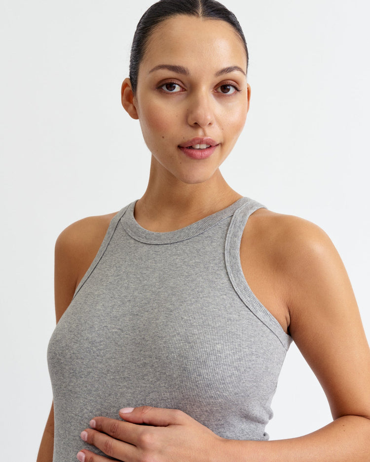 Ribbed Tanks (2-pack Grey & White) - Ilouity